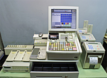 【中古】東芝テックFS-97（レジ）と90シリーズ（周辺機器）セット