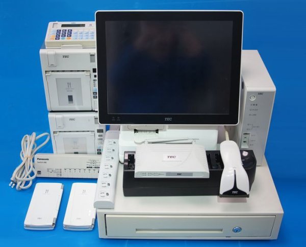 画像1: 【中古】東芝テック　東芝TEC　QT-200と200シリーズ（周辺機器）セット (1)
